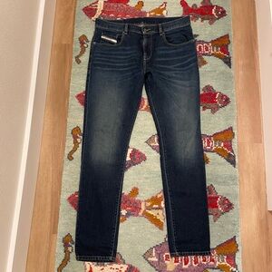 Diesel Industries Men’s Dark Wash Slim Straight Jeans W34